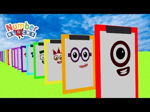 Counting Numberblocks on a Colorful Book Pad | Learn Numbers 1 to 100 for Kids