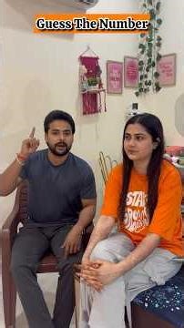 Guess The Number 🔢 #comedy #funny #challenge #couplevolgs #shorts #viral
