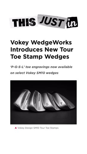 Tour-Inspired Stamping for Wedge Addicts If you’re the kind of player who obsesses over wedge setup, bounce options, and grind profiles, you’re going to appreciate this new twist from the Vokey WedgeWorks team. A growing trend on the PGA TOUR has made its way to the rest of us: simple, clean toe stamping using just four letters — P, G, S, L — to designate Pitching, Gap, Sand, and Lob wedges. It started as a player-driven request to strip off the loft/bounce markings for a more minimalist look. G