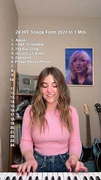 24 HIT songs from 2024 in 1 Minute