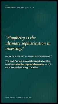 One Page Financial Plan That Beats Complex Strategies 📄 #Shorts