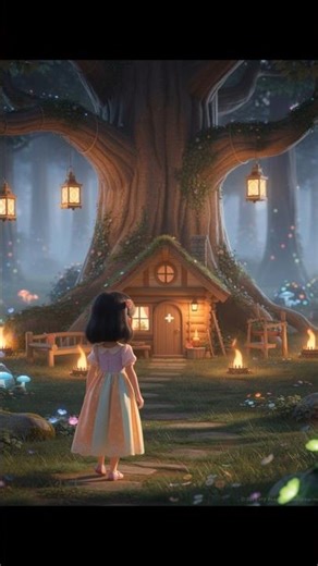 Snow White 🌲🏃‍♀️ | Part 2: Escape to the Forest – Classic Kids Story #kidsstory #cartoon #disney