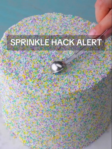 Sprinkle-Safe Icing Hack for Perfect Sprinkle Cakes