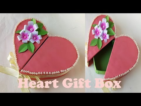 How To Make A Heart Shaped Paper Gift Box.Origami Gift Box