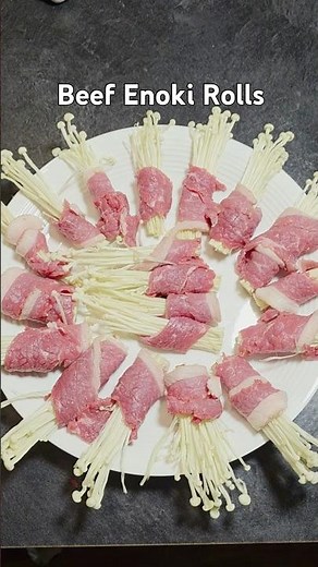 Beef Enoki Rolls – Easy & Delicious