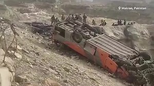 Pakistan bus accidents kill at least 34, authorities say