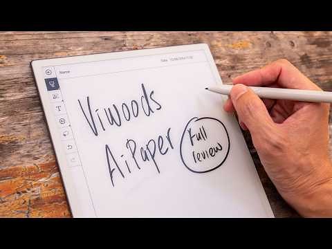 Viwoods AiPaper e-Ink tablet (review): Amazing for writing, & reading