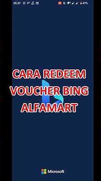 Cara Redeem Voucher Bing Alfamart #permanacuy #voucherbing