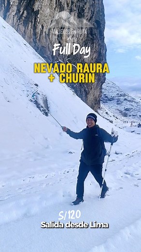 🏔️ FULL DAY NEVADO RAURA CHURIN ☃️ Ideal para amantes de la naturaleza, trekking 🏔️ 📲 Inf 947-436-599 🚌 PUNTOS DE EMBARQUE – SALIDA DESDE LIMA (NOCHE) ⏰ 9:50 pm – San Borja (Calle Comercio con Av. Aviación) ⏰ 11:00 pm – Plaza Norte (Grifo Repsol – Panamericana Norte) 🎒 ¿QUÉ INCLUYE EL TOUR? 🚌 Transporte turístico ida y vuelta 👩‍🏫 Guía de turismo personal especializado en montaña 🚶‍♂️ Bastones de trekking (prestados) 🏔️ Ascenso a la base del Nevado Raura 💨 Oxígeno portátil (Oxishot) 📡
