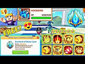 Funny Moment With Free Rainbow Oseidon🥶❄ [ Trainers Arena - Blockman Go Adventures ]