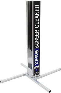 XERO Innovative Screen Cleaner for Fast Efficient Cleaning - Four Brushes Clean Screens Up to Patio Door Size - Lightweight and Compact for Easy Storage