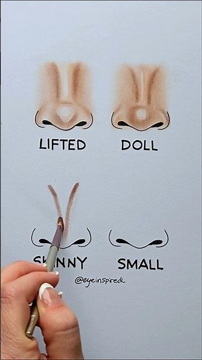 How to contour your nose 👃 makeup tricks for beginners #makeup #grwm #makeuptutorial #style #beauty