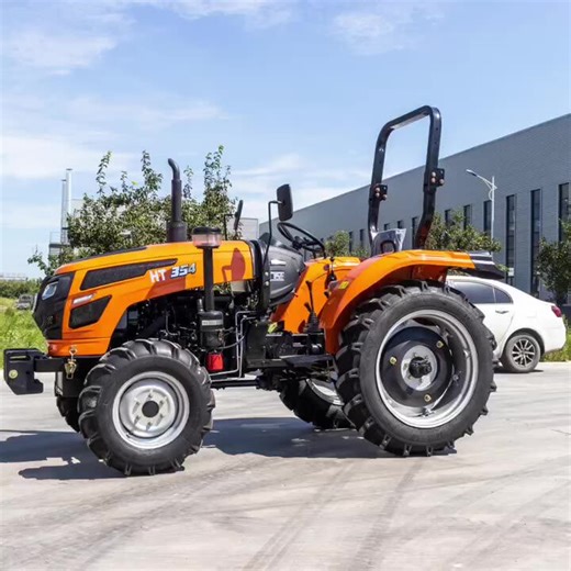 Compact 4WD Mini Farm Tractor HT354 Diesel Agricultural Tractor with Front Loader