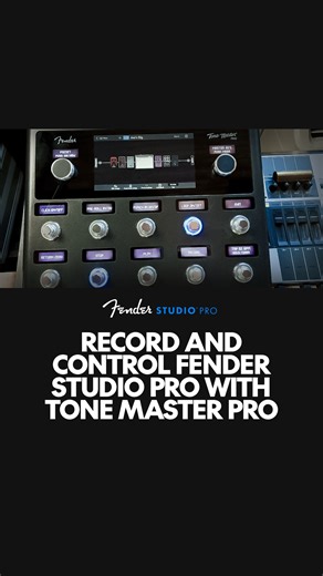 Hands on the instrument. Feet on the controls. Here's how you can use Tone Master Pro to control basic functions of the DAW, so your hands can focus on nailing the part.⁠ ⁠ Dive deeper in the full video: https://youtu.be/nNQ-roOCpOo | Fender Studio