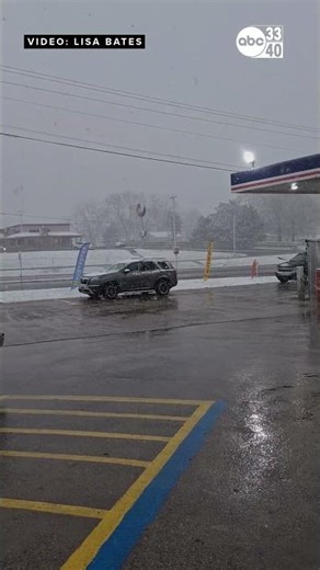 March snow in Alabama