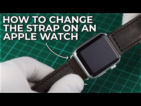 How to change the strap on an Apple Watch