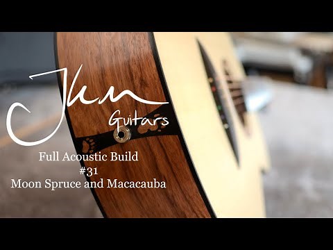 Full Acoustic Guitar Build - Workshop ASMR - JKM Guitars