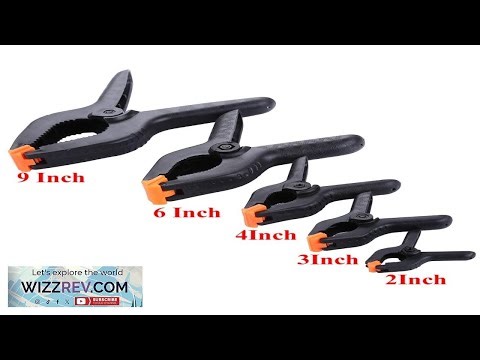 2 3 4 6 9inch Adjustable Plastic Spring Clamps for Woodworking Tools Wood Working Tools