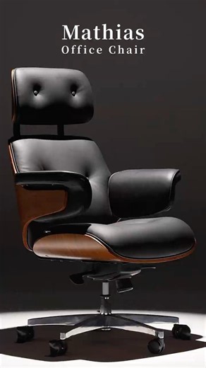 Mathias Leather Executive Office Chair Craftsmanship