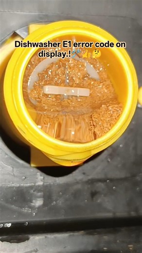 🤔E1 Error coming on dishwasher not working repairing.!🛠️👍 Watar inlet filter clean 🫧🪥problem solved