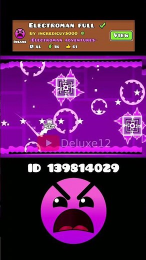 Full Electroman Geometry Dash #geometrydash #insanelevel