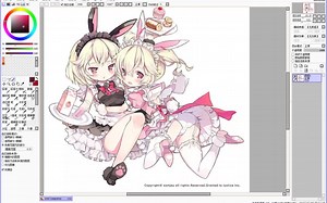 【sai教程】教你如何从起型到定稿再到一幅好看的线稿。.看完都学会了么!