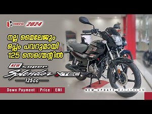 2024 Super Splendor Xtec 125cc | New Updates | Malayalam Review | Anas Mirsabi