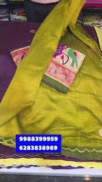 Mangalagiri pattu with pythonic sarees[Vandana handloom house]