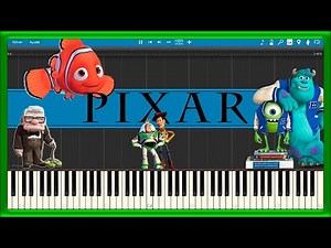 PIXAR Animation Studios 💙 MEDLEY 🎬 (PIANO TUTORIAL) 🎹 #48