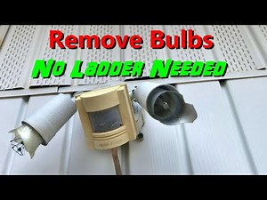 Remove Broken Flood Light Bulbs without a Ladder - BAYCO Bulb Extractor