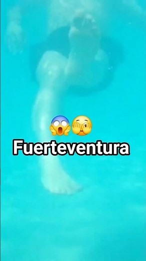 🌊🫣 Fuerteventura Morro Jable: Swimming in the ocean #vacation #fuerteventura