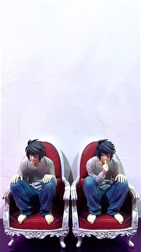 【比較】一番賞 死亡筆記本 DEATH NOTE B賞 vs 最後賞 L｜你會選哪一隻？ #DEATHNOTE #デスノート #L #エル #shorts #死亡筆記本 #一番くじ #一番賞