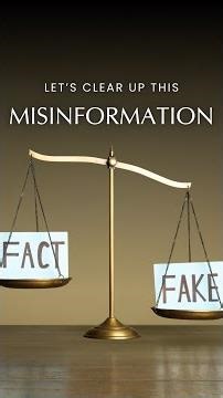 Let's Clear Up This Misinformation