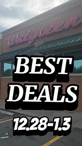 Walgreens Best Deals 12.28-1.3 🛒🛍 Hit The ❤️ Button #walgreensdeals #walgreenscouponers #walgreenscouponing | Sister's Saving U Cents