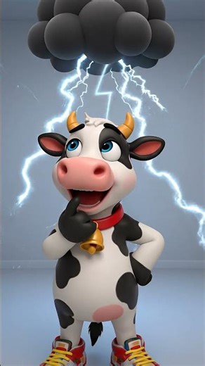 BoBo Learns Creative Thinking ! Think Different 💡 #cowentertainment #cow #dairyherd