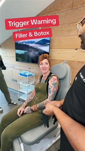 My second trip to @Dr Rosh and honestly this does not hurt at the time……a bit tender the day after but that is understandable. After losing 7 stone, I felt I needed a bit of filler and some botox ❤️ I also had a skin tighening laser treatment the same day which was more painful than the filler etc #drrosh #filler #weightlossjouney #sober