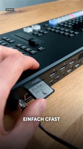 Auf CFexpress Aufzeichnen ATEM Mini Extreme ISO