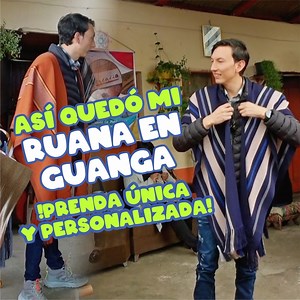 Mandé a hacer una ruana en guanga con las artesanas de Cuaspud Carlosama. ¡Mira cómo quedó esta prenda única y personalizada! | YeiGuerraM