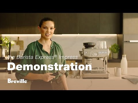 The Barista Express® Impress | Third wave specialty coffee at your fingertips | Breville USA