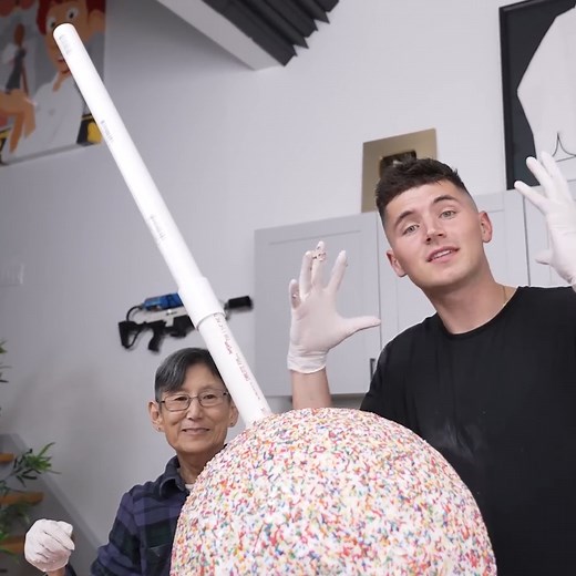 100 Pound Cake Pop (Official World Record) | Nick DiGiovanni