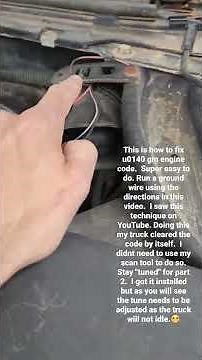 fixing engine code u0140 and install new tuned PCM #shorts