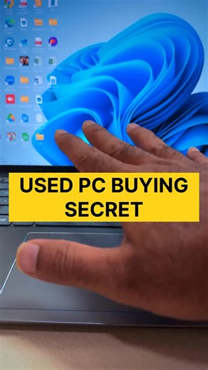 Ilyas Byahatti | PC & Tech Coach on Instagram: "How to check second hand laptop before buying! #computers #pctipsandtricks #pctips #window11 #shorts"