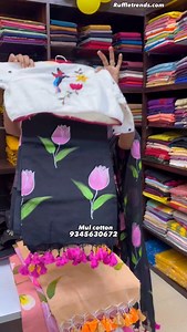 ✨ Beautiful mul cotton saree with ready wear blouse rs.2,299 to 2,399 ✨Ruffletrends.com, Search - Mul cotton ✨What’s app for queries-9345630672 Visit our store: To, RuffleTrends Exclusive For sarees Villa 18, block 60 Bollineni hillside , Nookampalayam, Perumbakkam road, Sithalappakam Chennai-600 126 6369545679 @ruffle_trends | Ruffle Trends