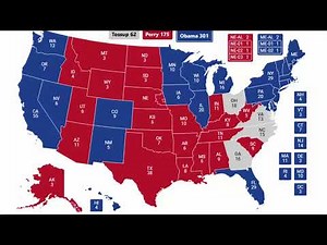 Alternate History 2012 Election Prediction - Rick Perry vs Barack Obama