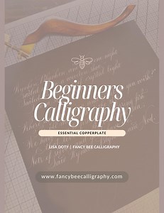 Hand-crafted Copperplate Calligraphy Workbook for Beginners (digital Download PDF) - Etsy Canada