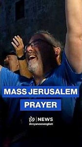 Hundreds of US pastors hold prayer in Jerusalem