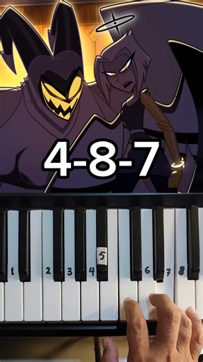 Gravity-Hazbin Hotel Piano Tutorial #shorts