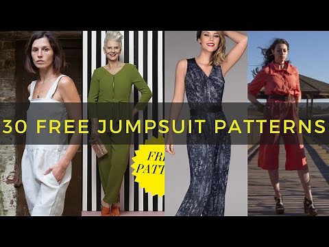 30 Free Jumpsuit, Romper and Overall Patterns You May Have Missed!