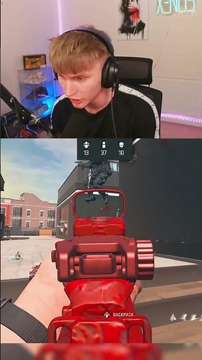 Singing GET BUSY destroyed this STREAM TEAM #funny #gaming #warzone