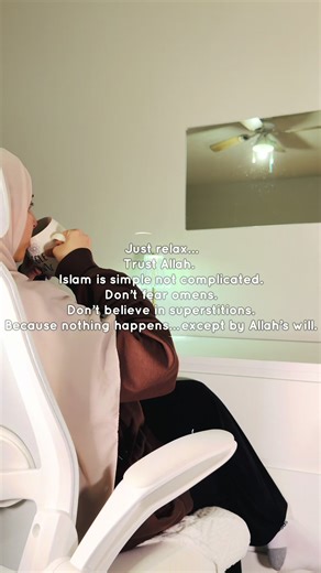 In Islam, we don’t believe in omens, bad luck, or superstitions. No day, number, or sign can bring harm or benefit — because everything happens only by Allah’s will. 🌿 The Prophet Muhammad ﷺ said: “There is no such thing as bad omens.” (Sahih Muslim 2224) And he ﷺ also said: “Tiyarah (belief in omens) is shirk.” (Abu Dawood 3910) Nothing brings good or bad except what Allah wills🌙 #omen #shirk #trustallah